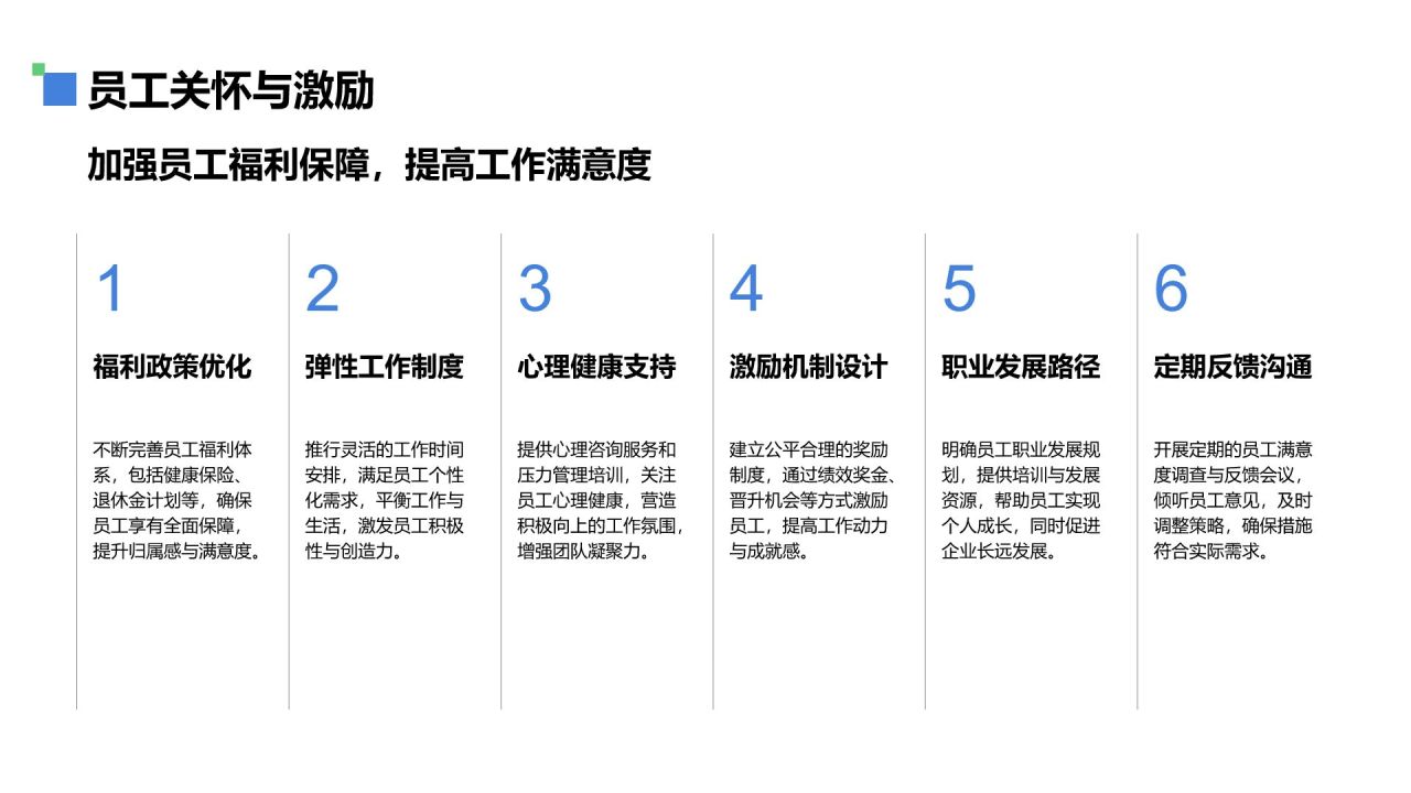 蓝色商务风通用行业工作总结PPT模板