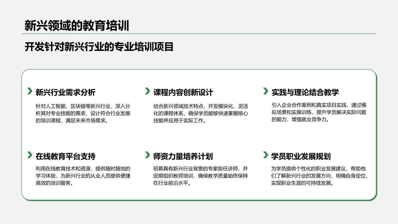 绿色小清新教育培训知识科普PPT模板