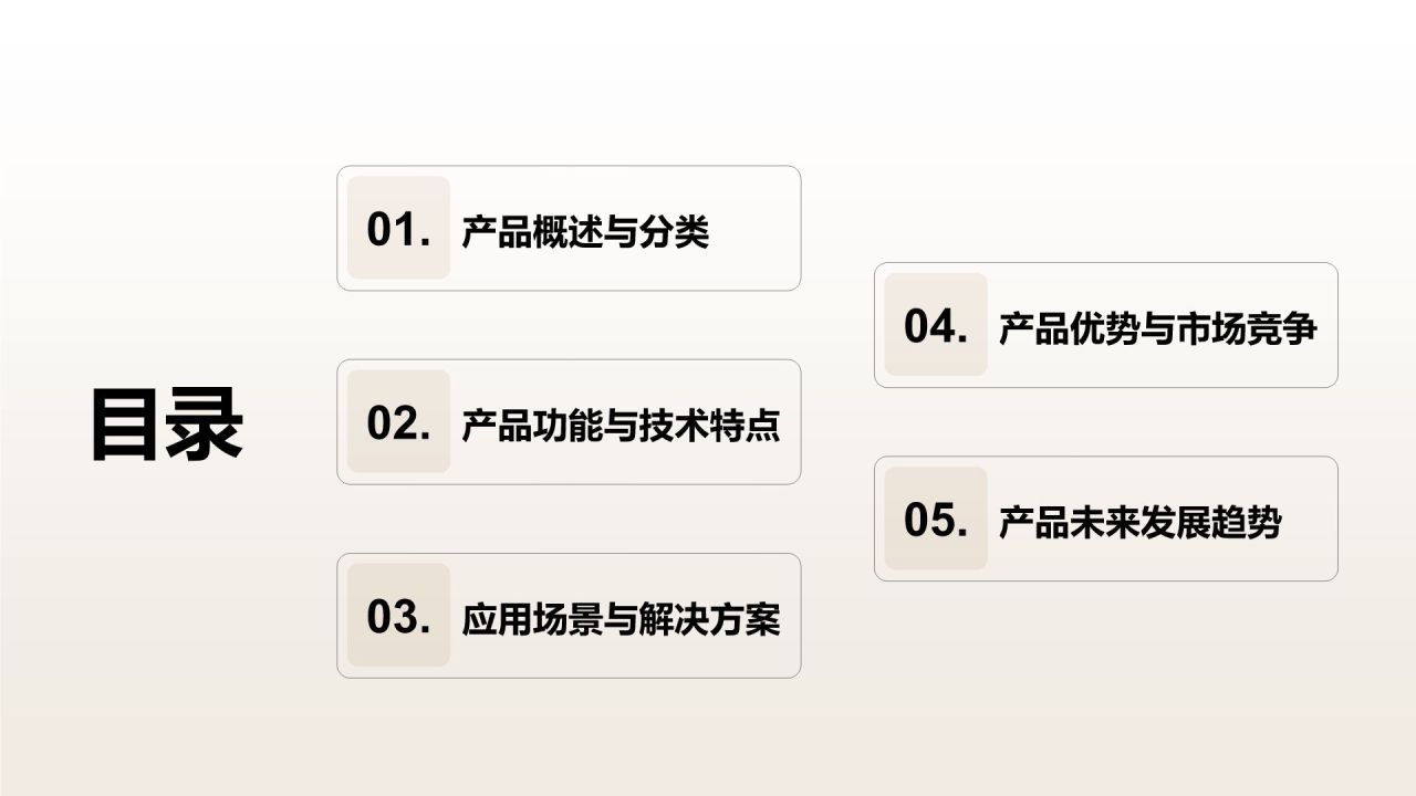 橙色摄影风通用行业产品介绍PPT模板