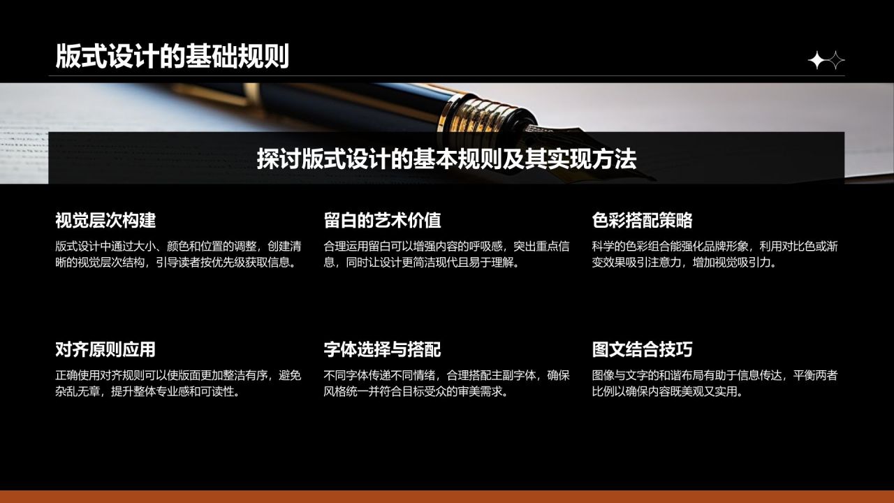 橙色商务风通用行业画册图集PPT模板