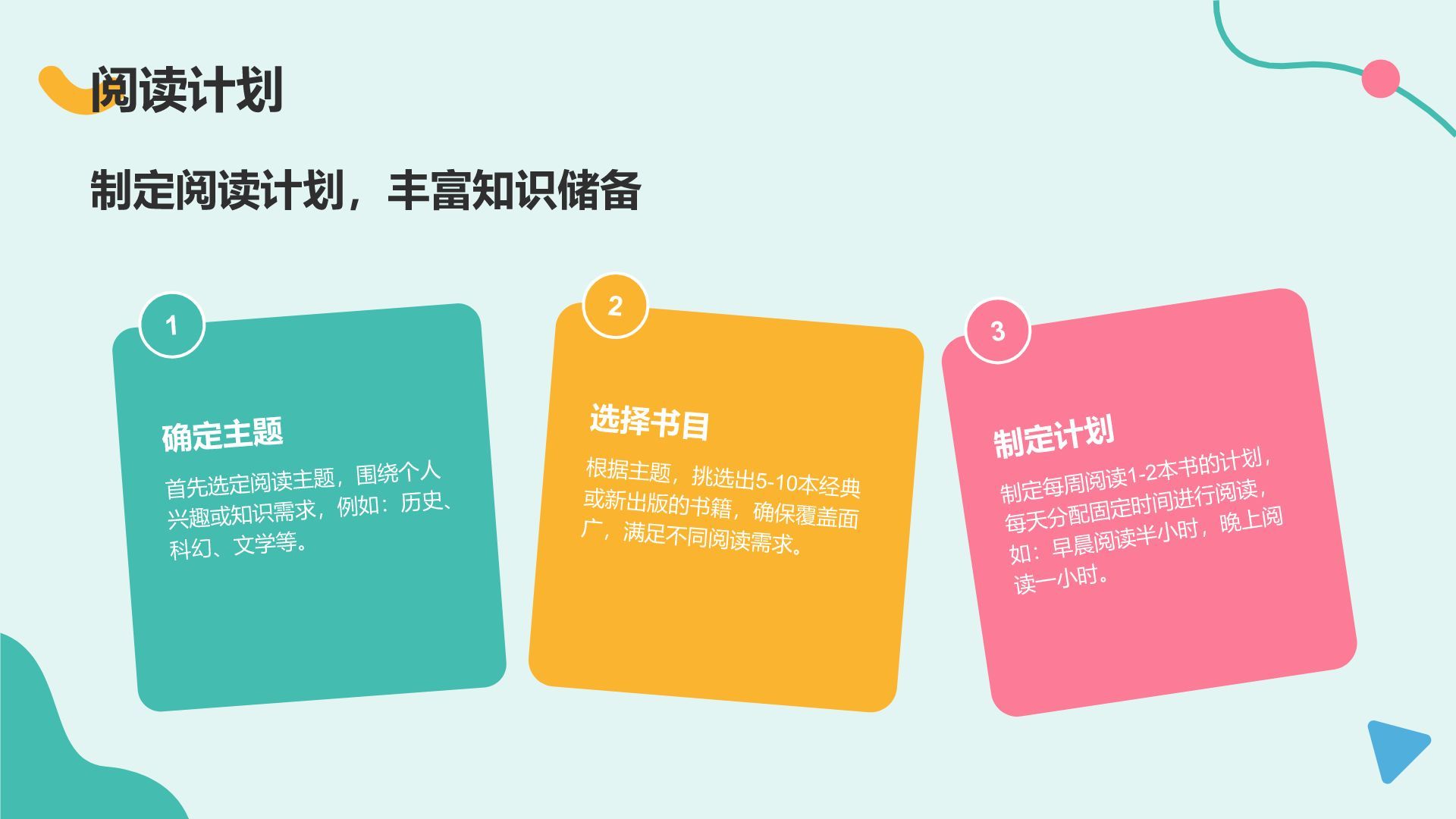绿色扁平风暑假生活规划PPT模板