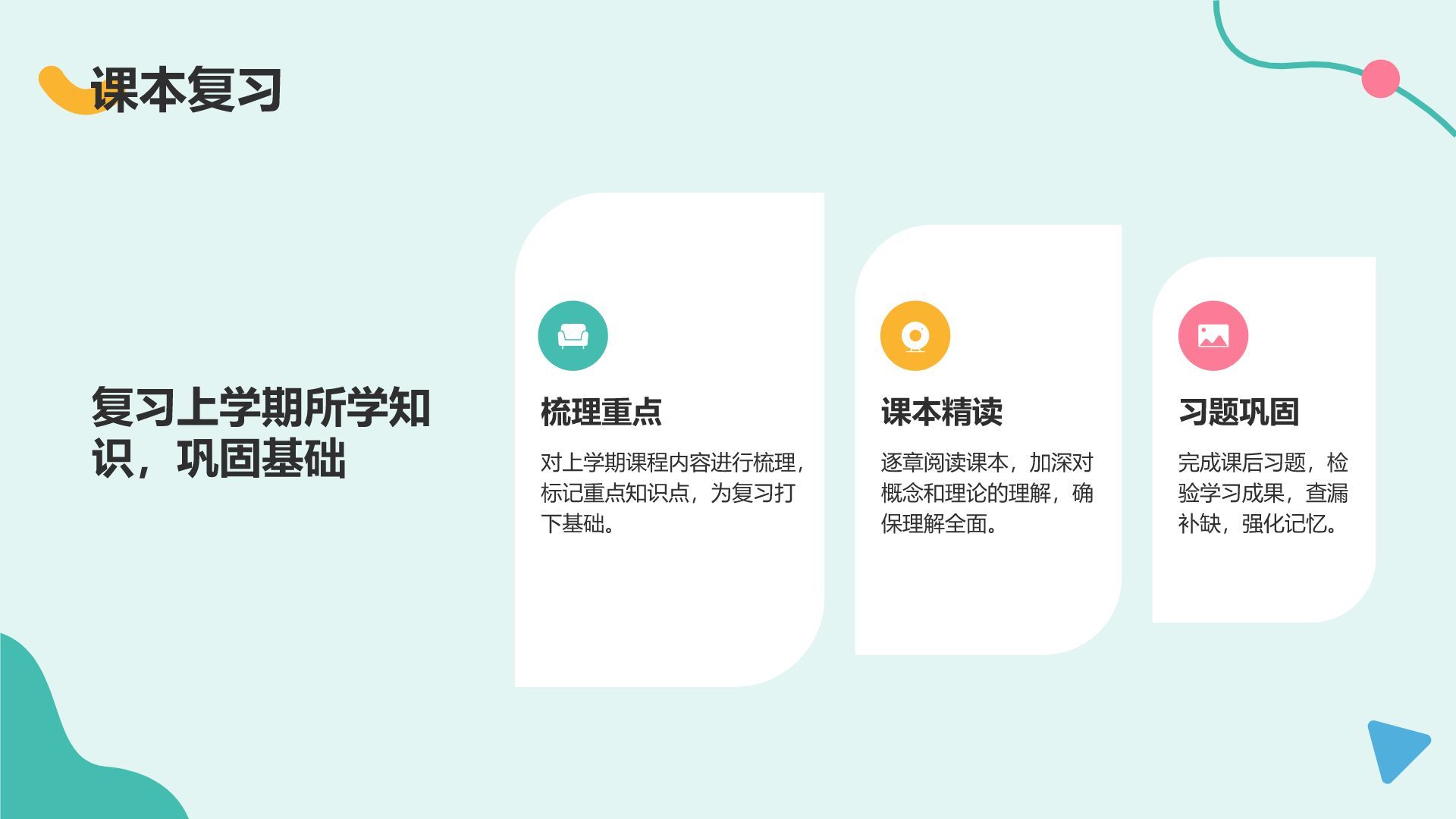 绿色扁平风暑假生活规划PPT模板