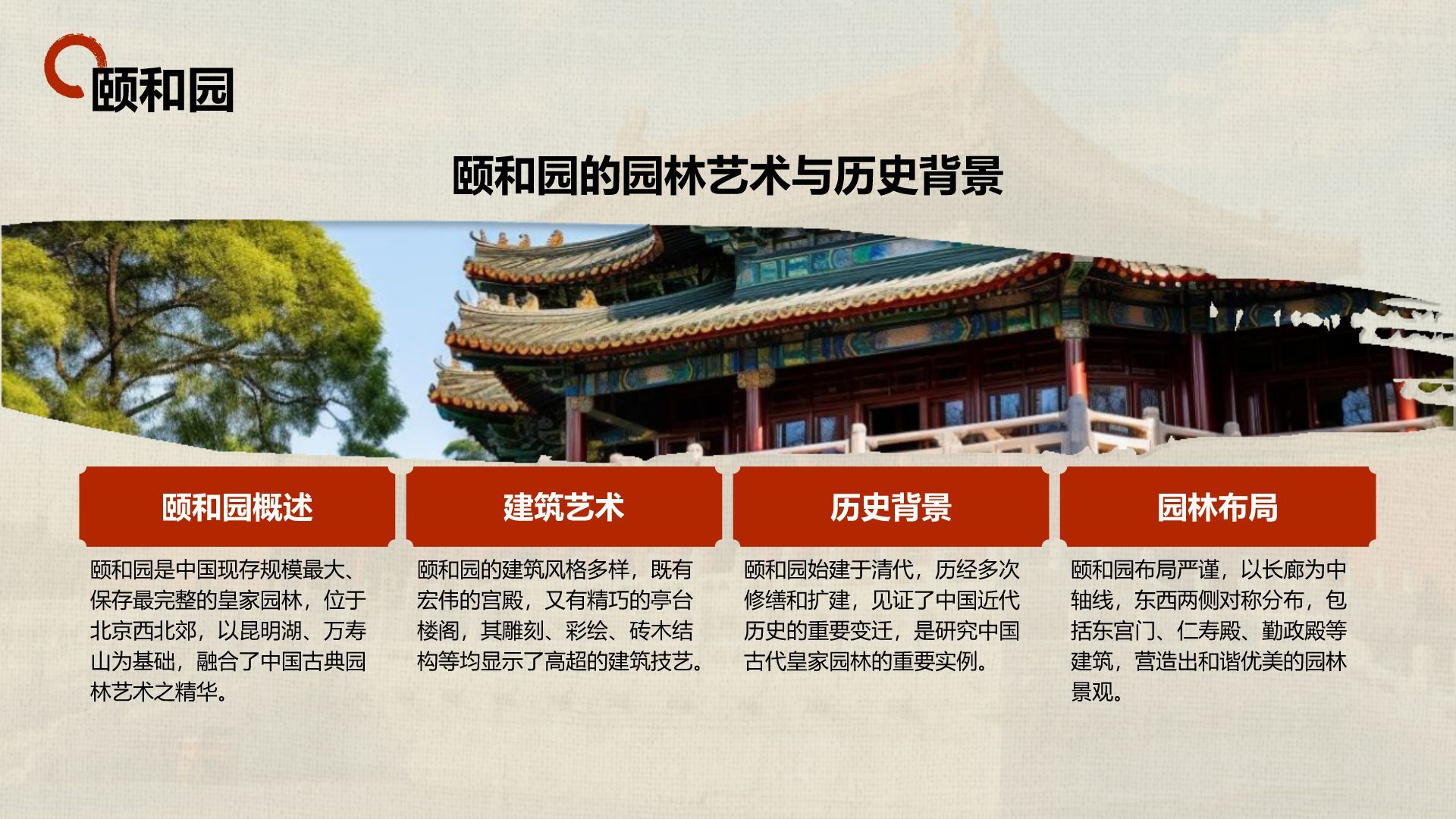 红色摄影风北京城市地标与历史文化探索PPT模板