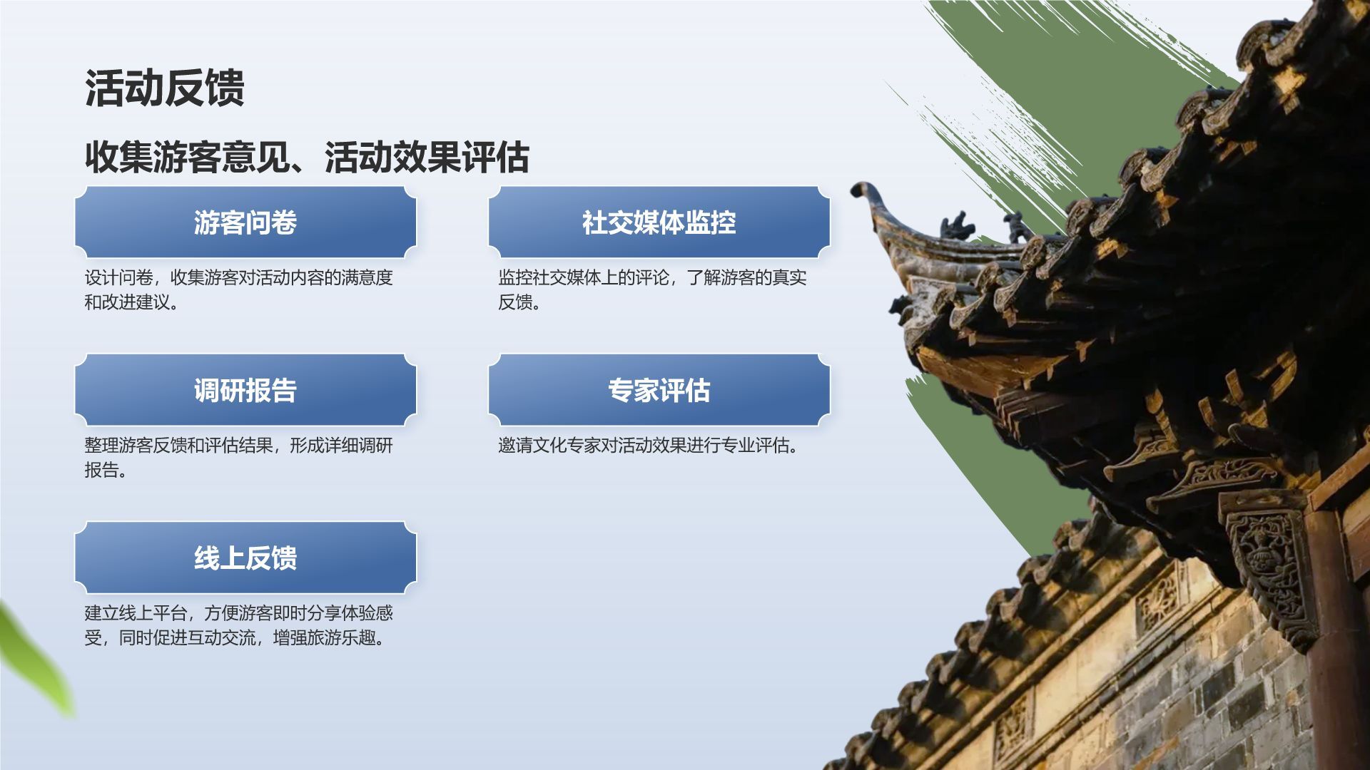 蓝色摄影风南京文化之旅：历史与现代的交汇PPT模板