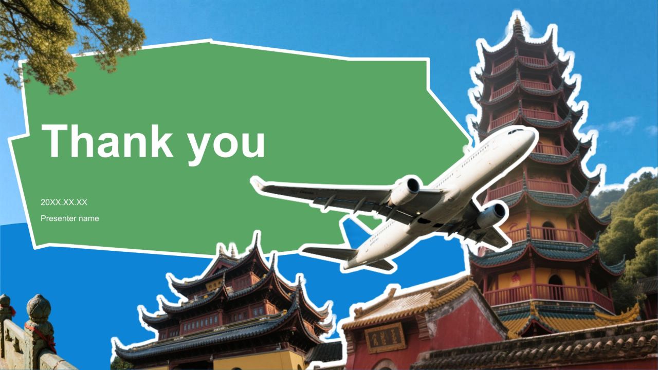 绿色摄影风武汉美食与文化体验旅行计划PPT模板