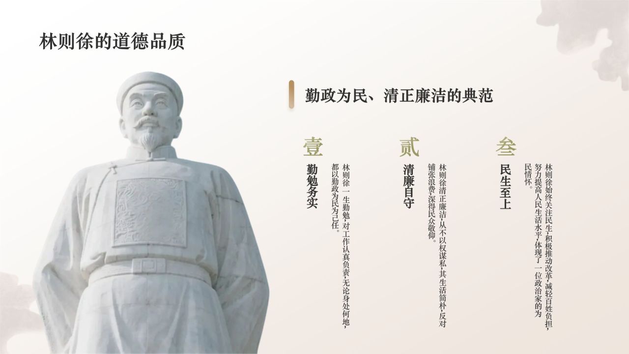 橙色复古风林则徐虎门销烟与民族气节PPT模板