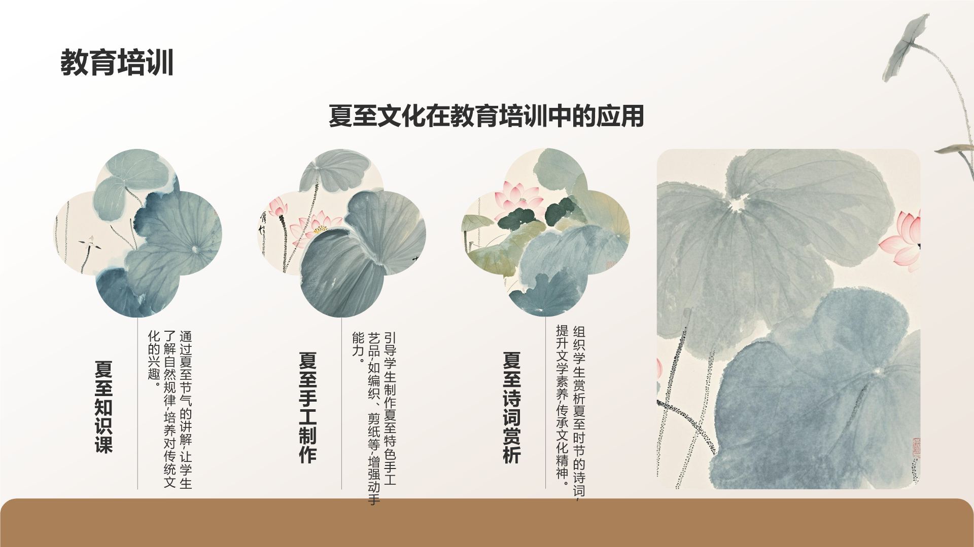 绿色复古风夏至礼赞：跨越千年的节气智慧与生活仪式PPT模板