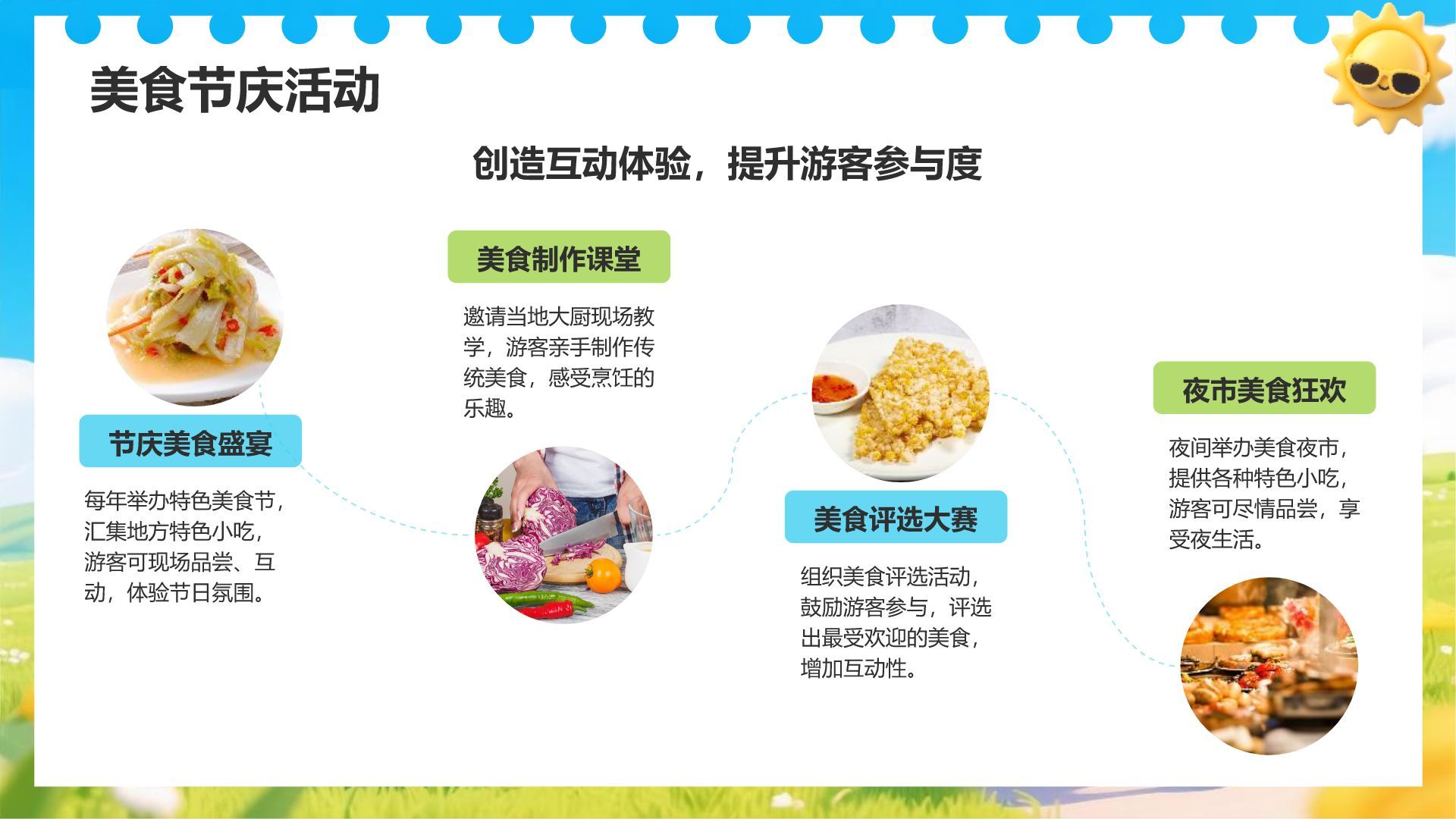 蓝色3D旅游线路设计与宣传推广计划PPT模板