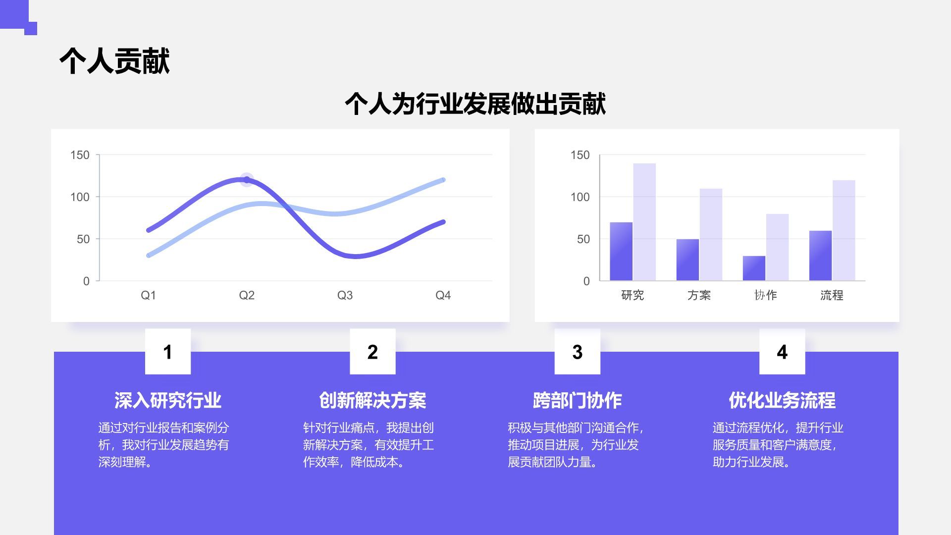 紫色商务风实习申请自我介绍模板PPT模板