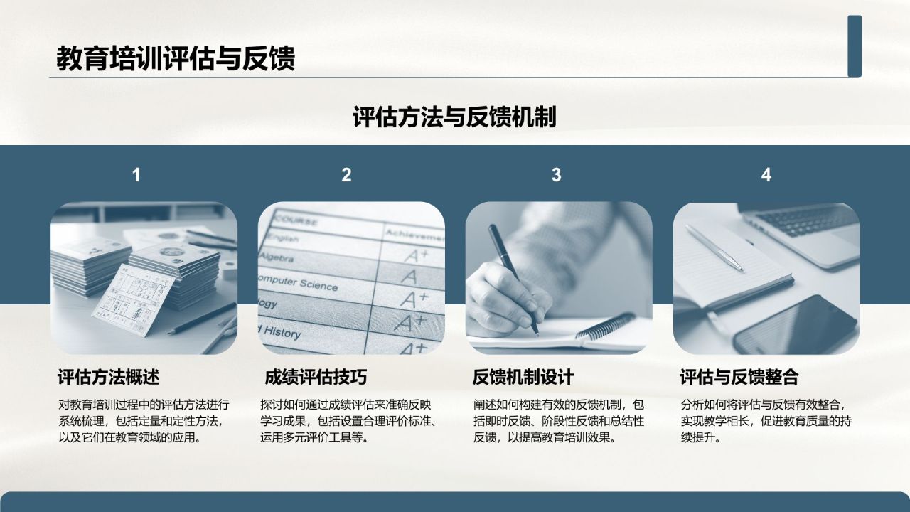 蓝色简约风学术文献综述汇报模板PPT模板