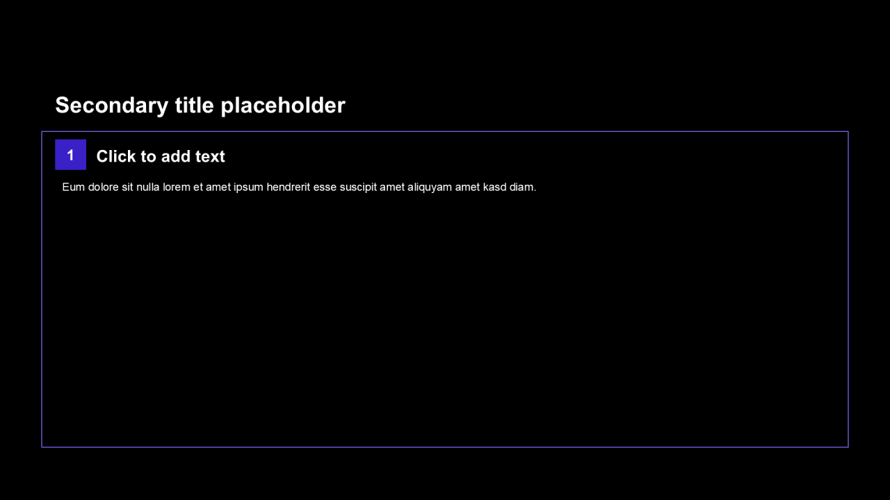 科技风纯文字列表