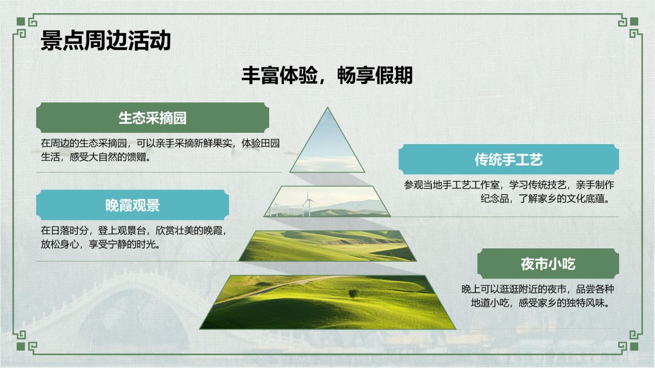 灰色摄影风我的家乡旅游景点推荐指南PPT模板