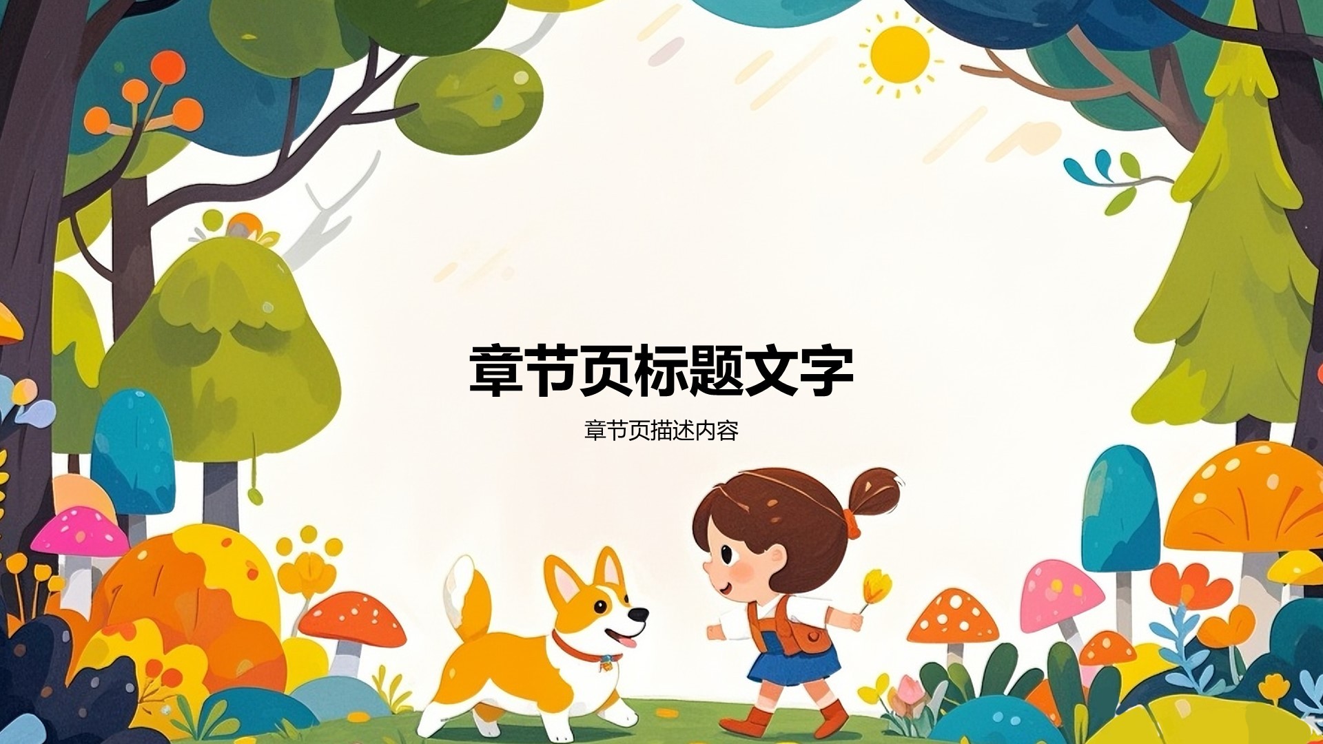 创意风幼儿园自我介绍PPT主题