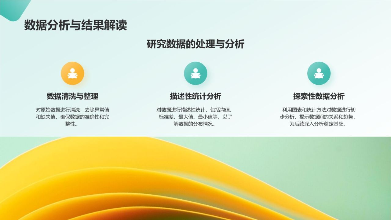 绿色几何风研究生组会汇报PPT模板