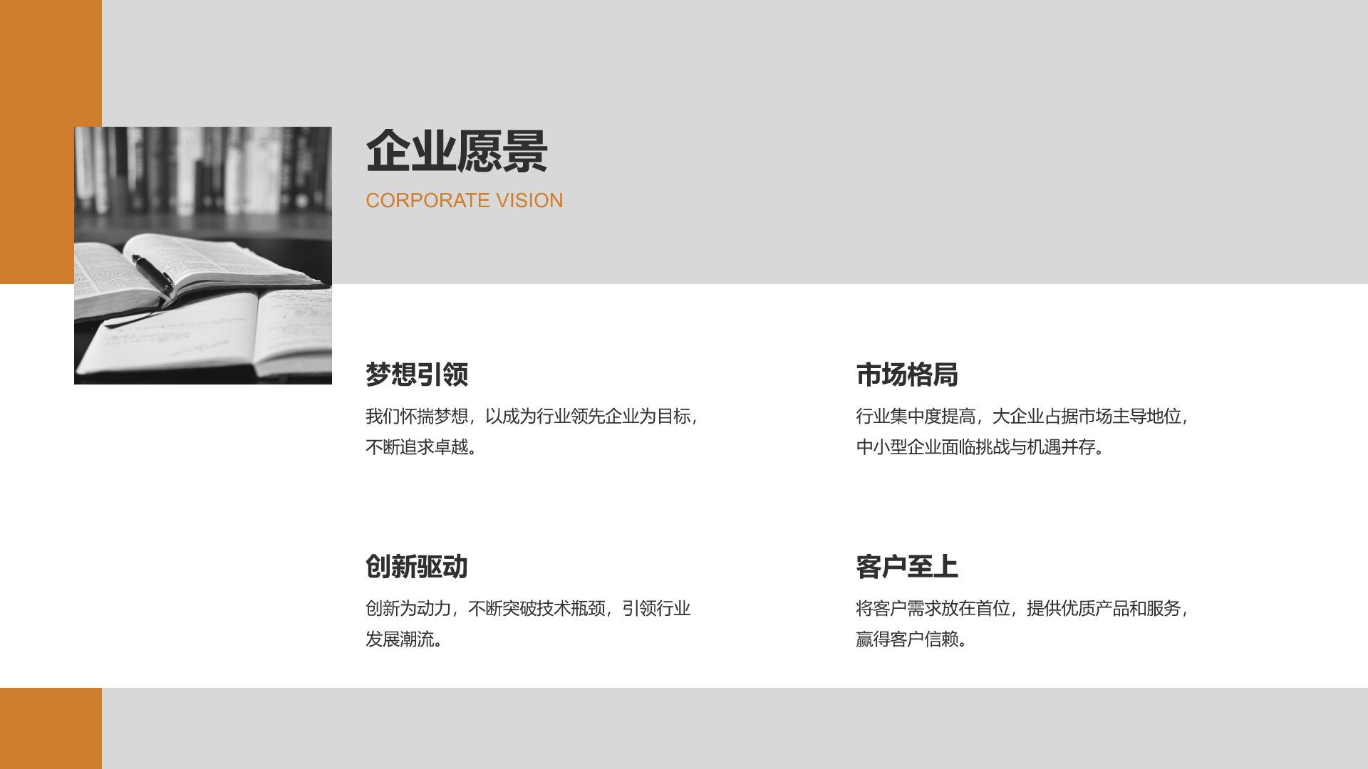 橙色商务风企业文化与团队介绍汇报PPT模板