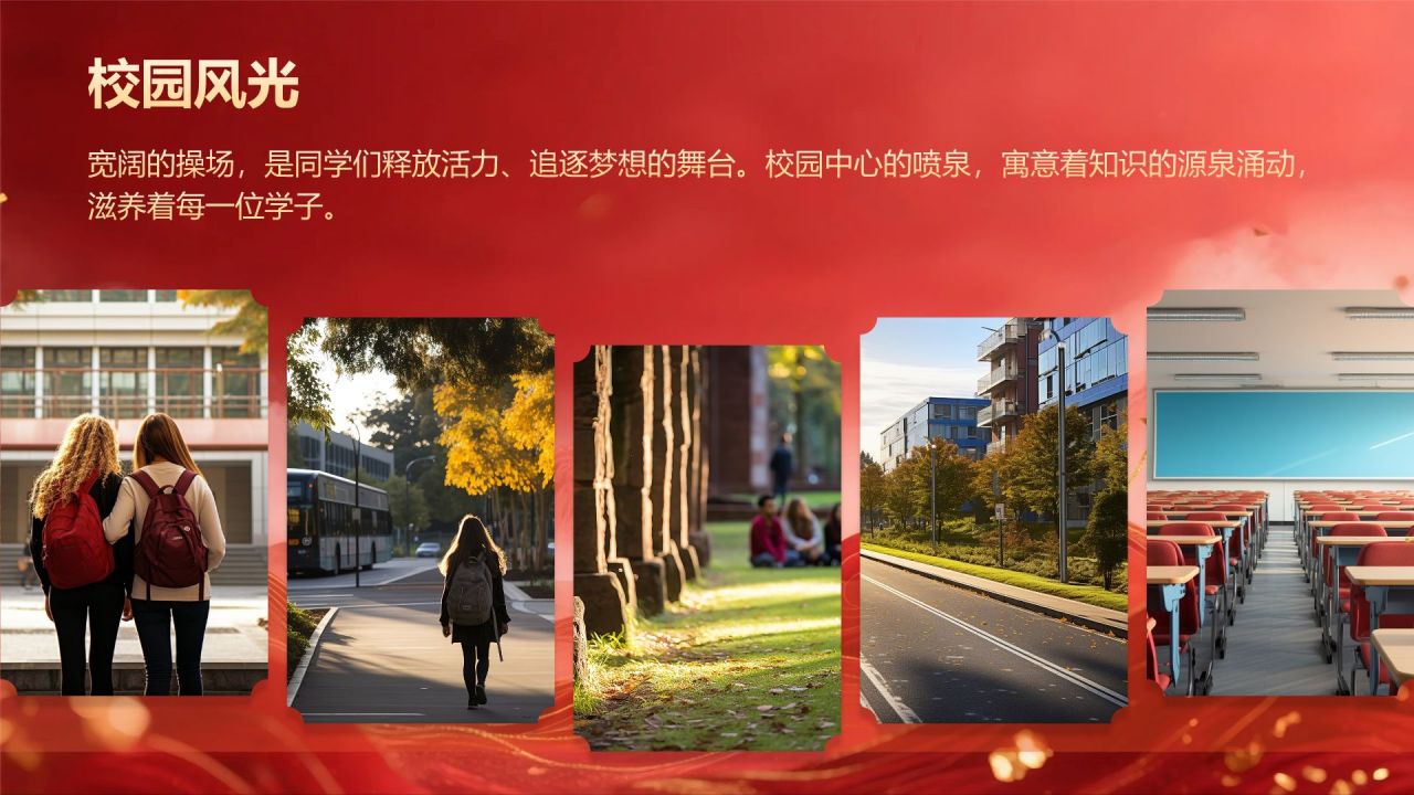 红色喜庆风高考谢师宴PPT模板