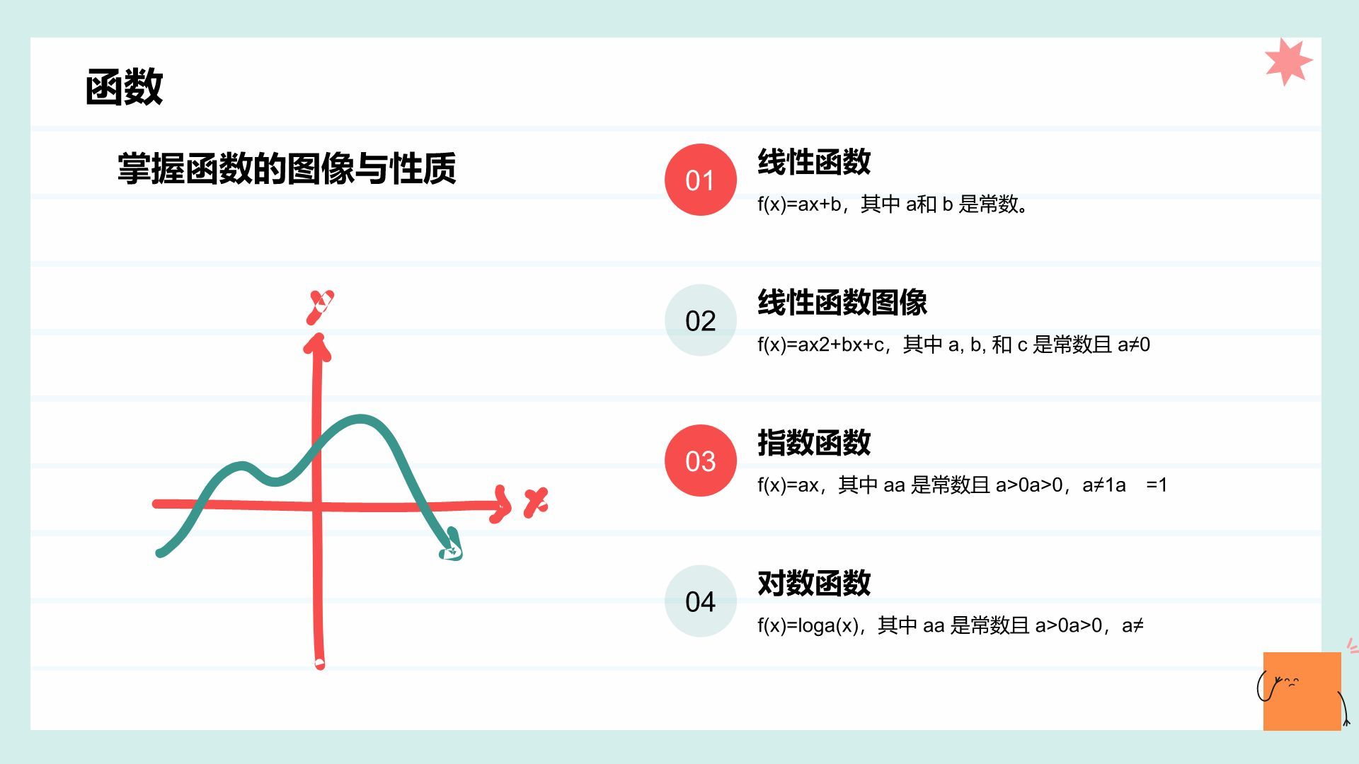 绿色卡通风小学教学课件PPT模板