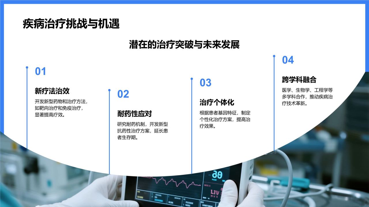 蓝色商务风典型病例汇报与总结PPT模板