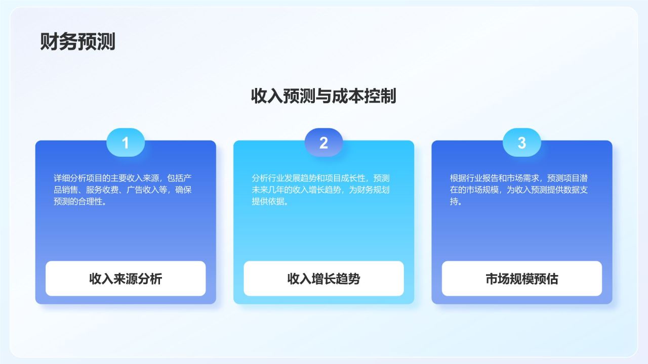 蓝色科技风科技风创新创业项目展示PPT模板