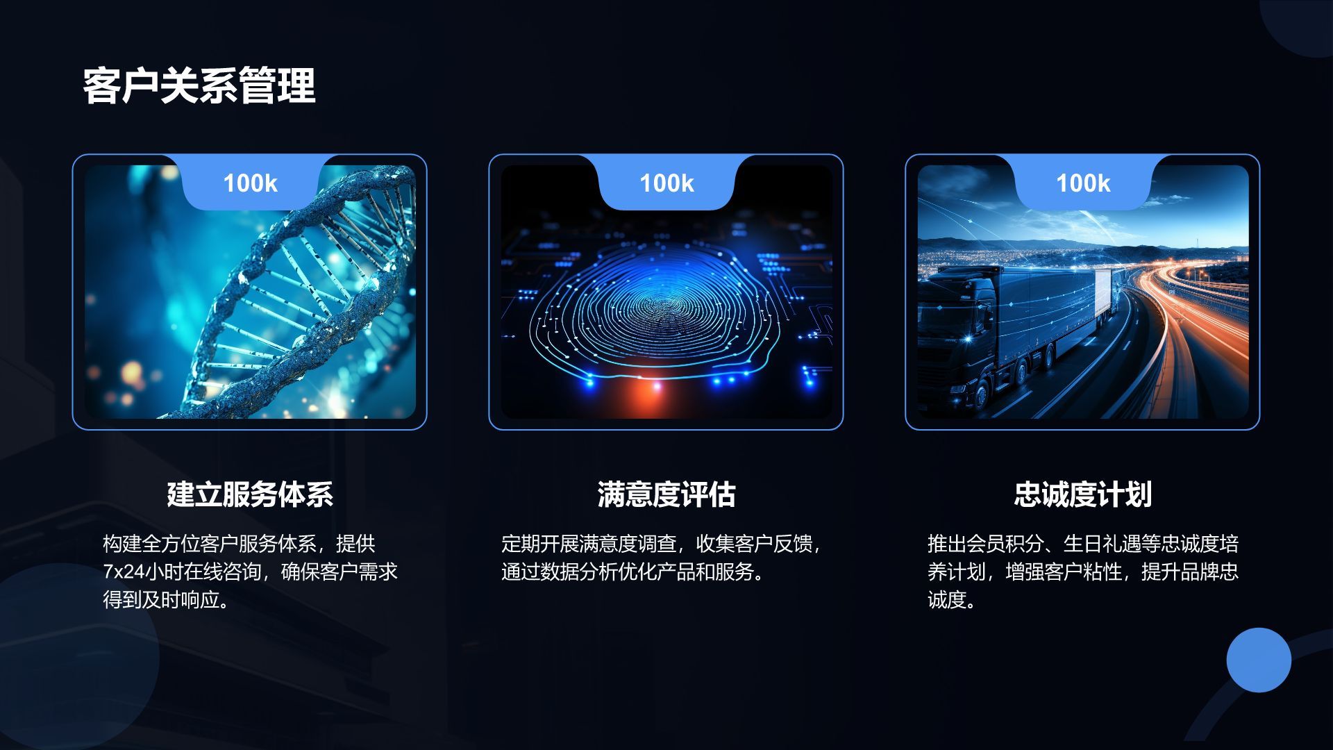 蓝色科技风科技风商业计划书PPT模板