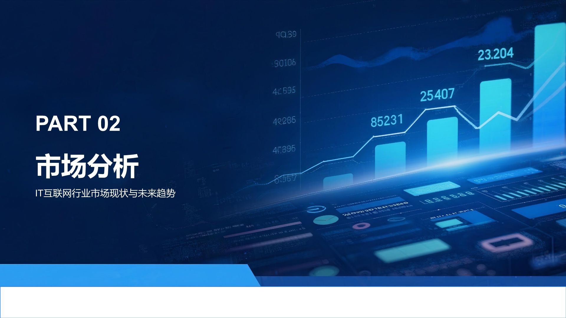 蓝色蒸汽波科技风创新创业孵化项目展示PPT模板
