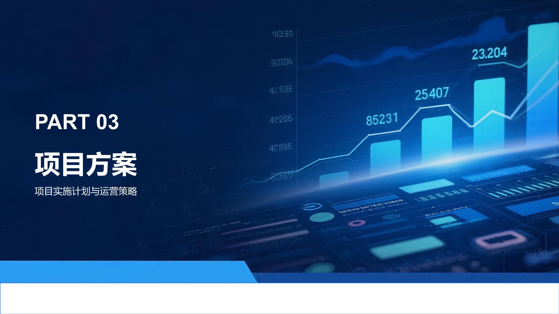 蓝色蒸汽波科技风创新创业孵化项目展示PPT模板