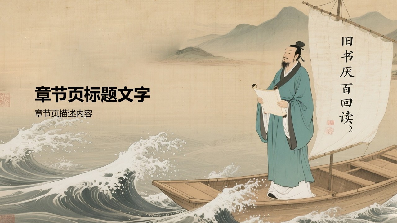 中国风劝学PPT