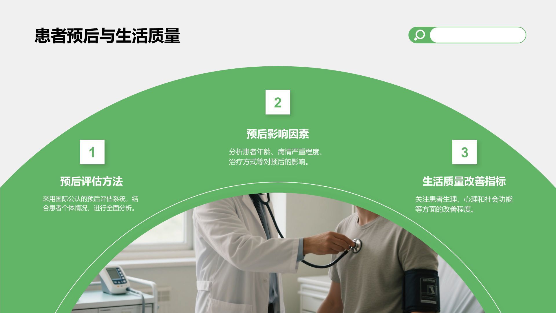 绿色商务风典型病例汇报与总结PPT模板