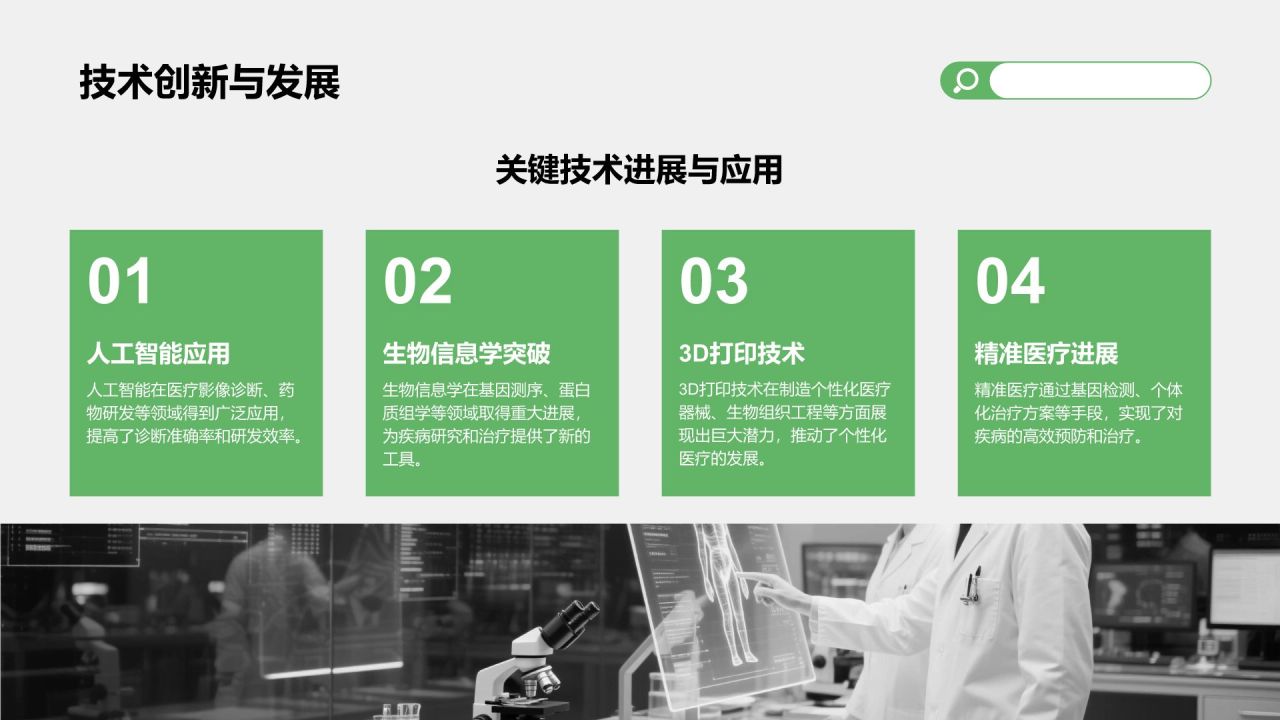 绿色商务风典型病例汇报与总结PPT模板