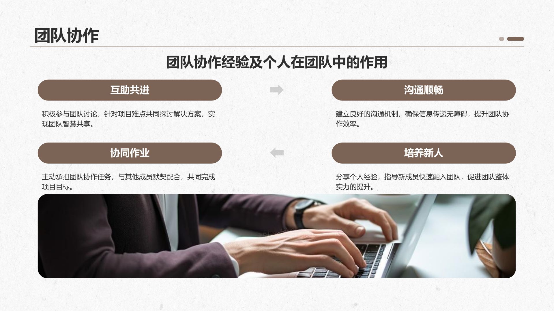 棕色商务风转正述职报告通用模板PPT模板