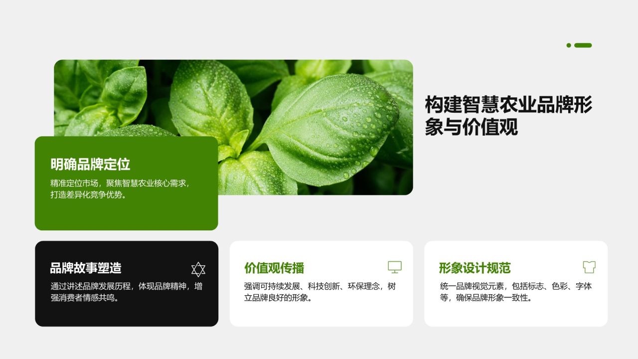 绿色商务风智慧农业创业计划书 PPT模板