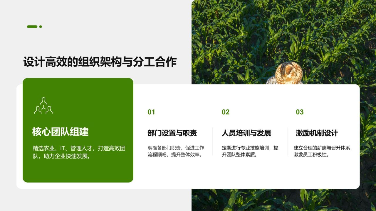 绿色商务风智慧农业创业计划书 PPT模板