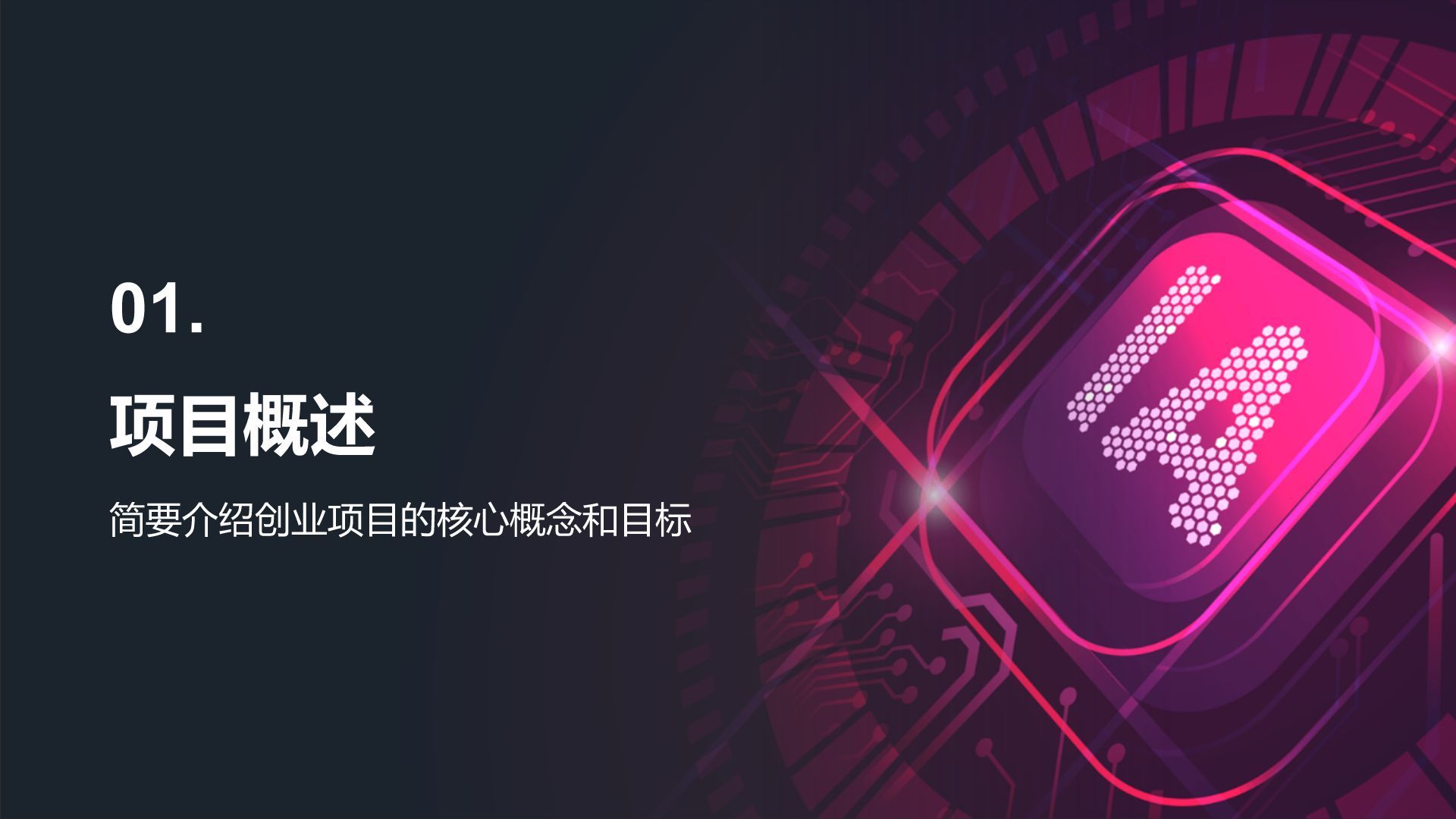 棕色科技风科技风商业计划书创业路演PPTPPT模板