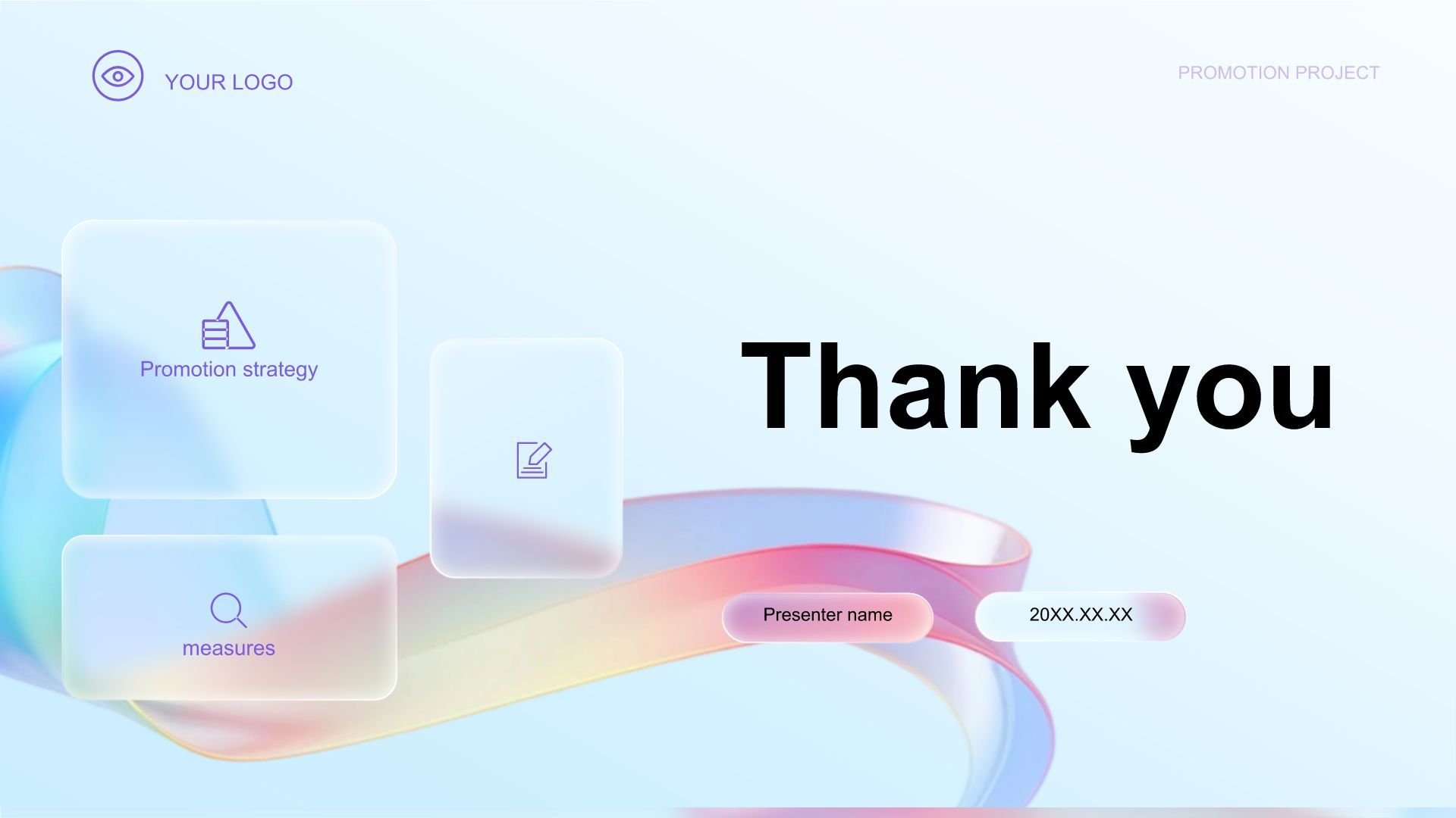 紫色简约风市场推广项目执行计划PPT模板