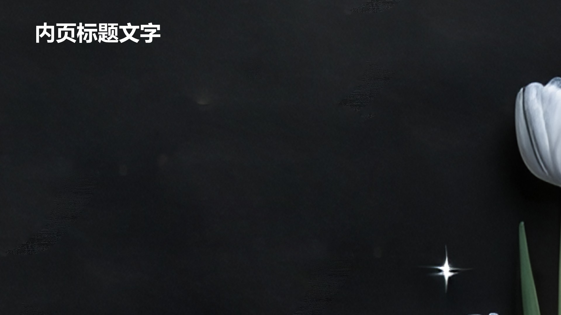 创意风花艺美学发布会PPT