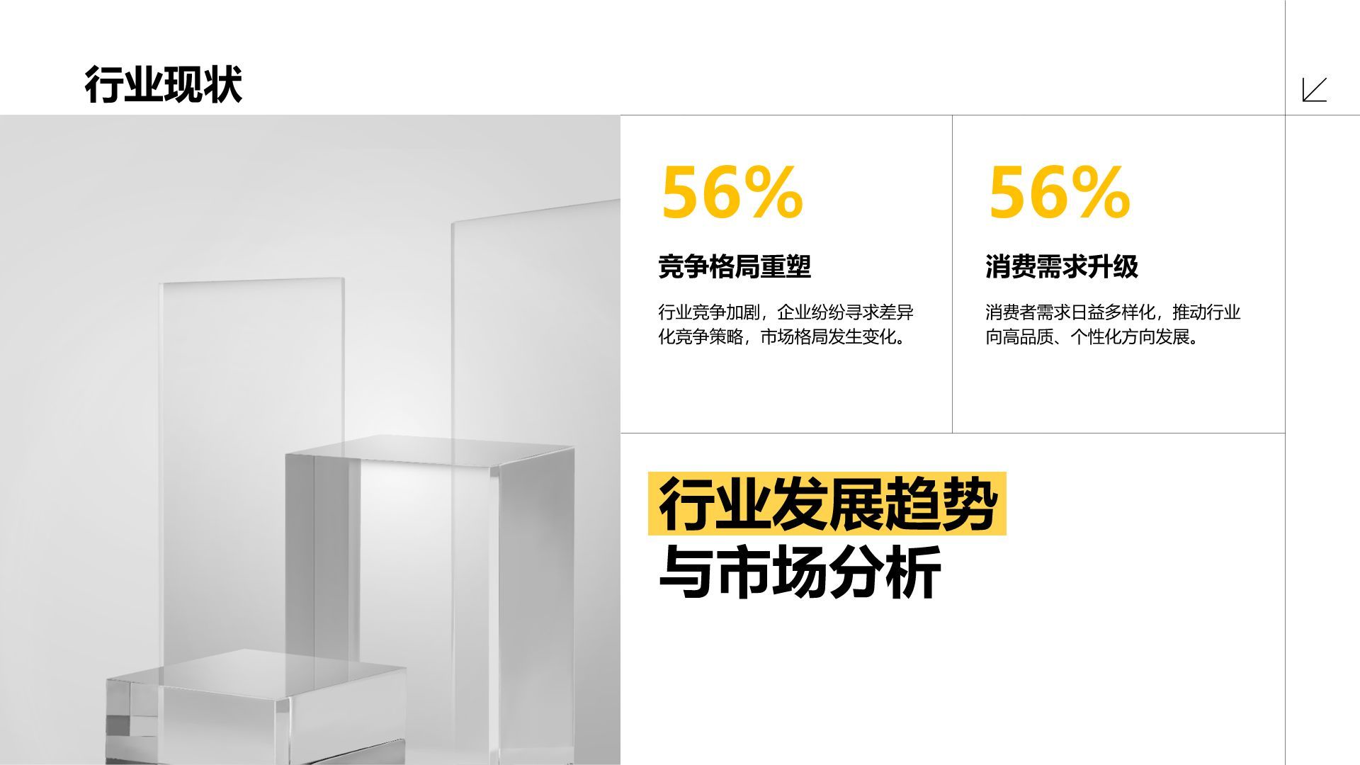 黄色简约风活动执行效果总结PPT模板