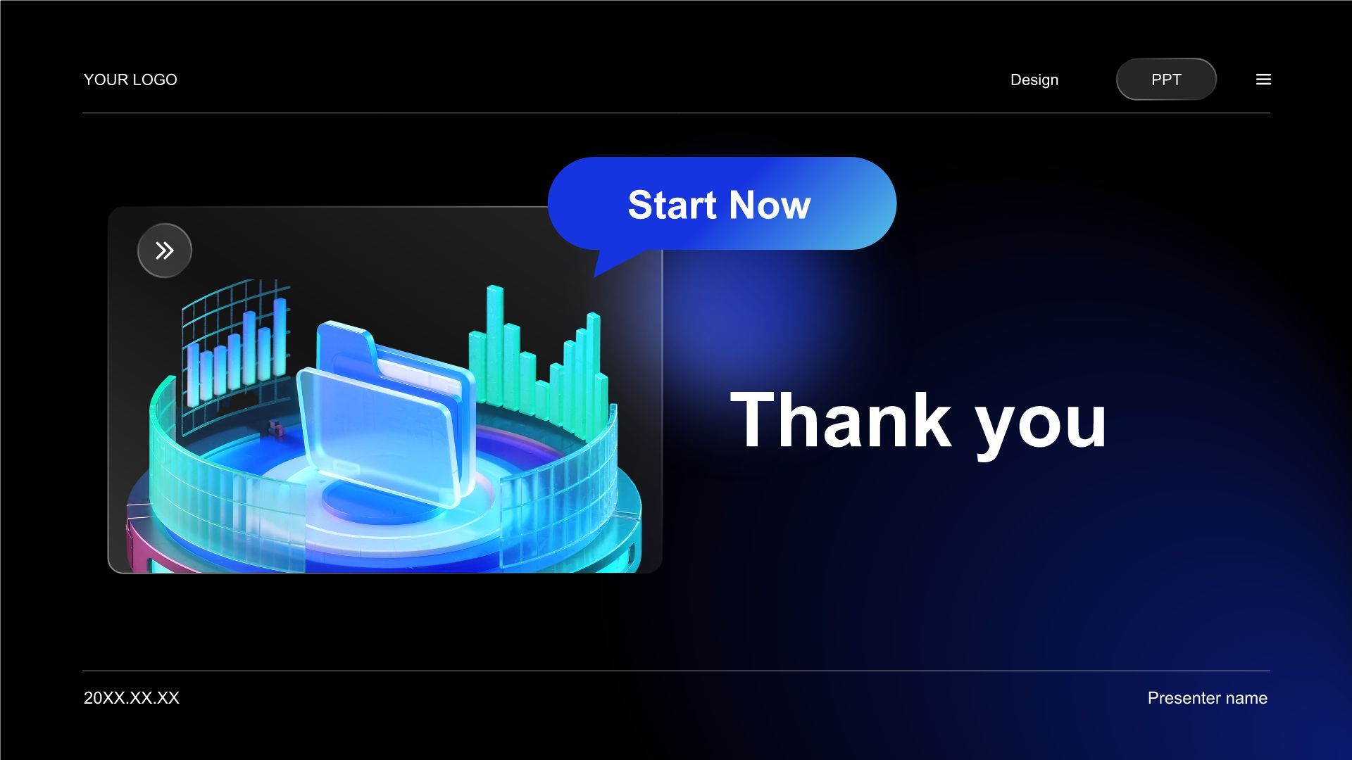 蓝色商务风项目总结与问题复盘PPT模板