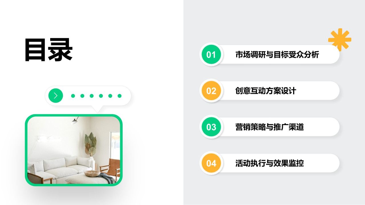 绿色商务风新品上市营销活动策划PPT模板
