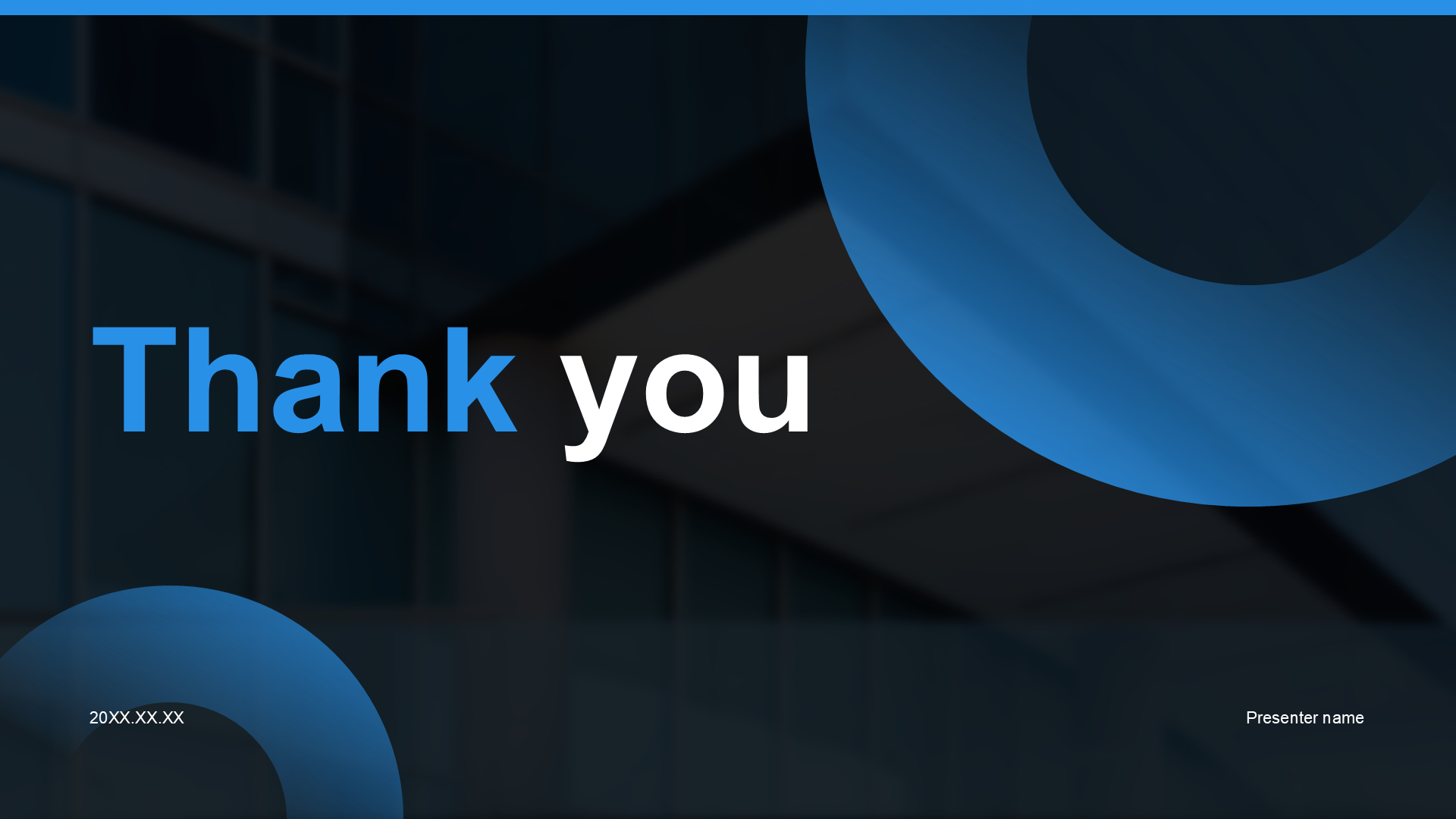 蓝色商务风通用行业工作总结汇报PPT模板