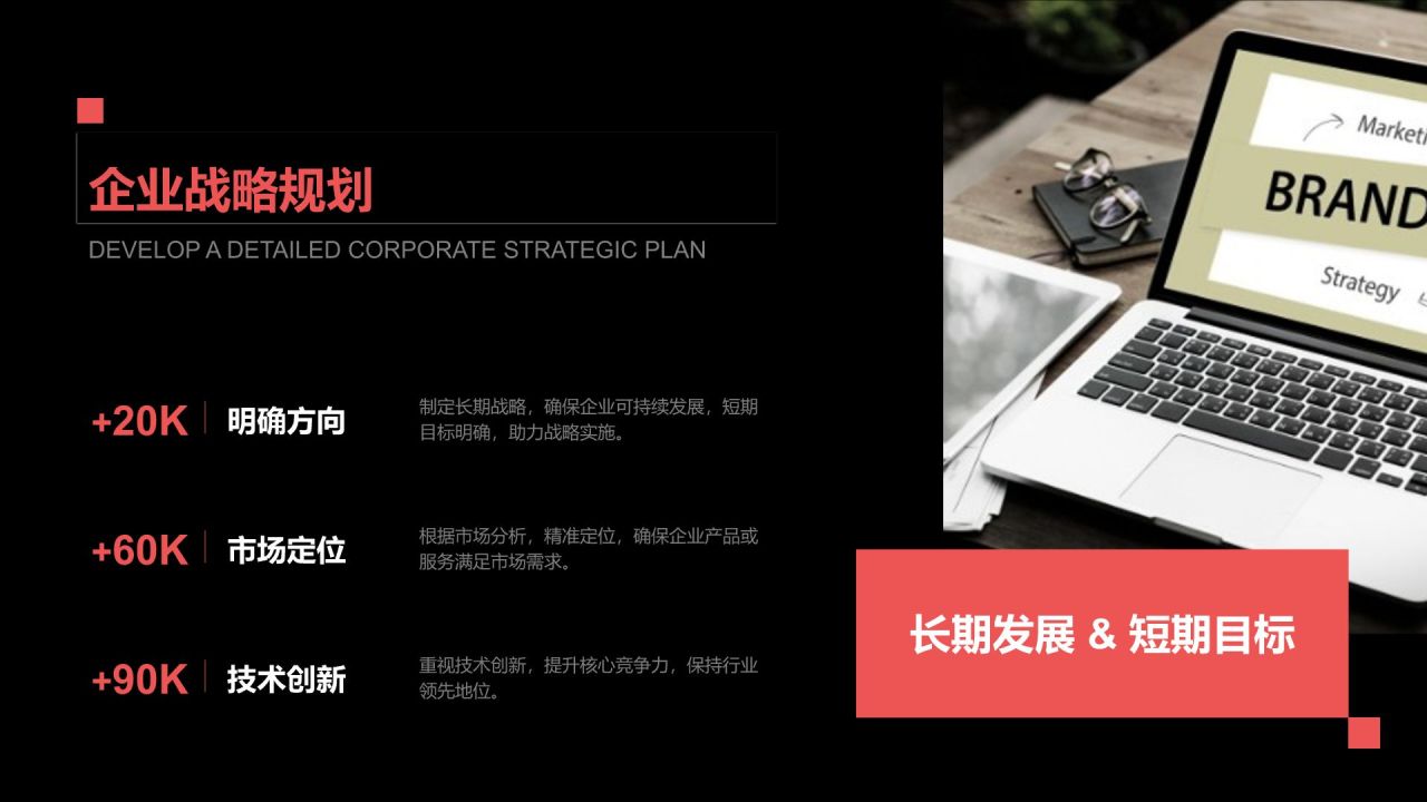 红色商务风企业文化与规章制度介绍PPT模板