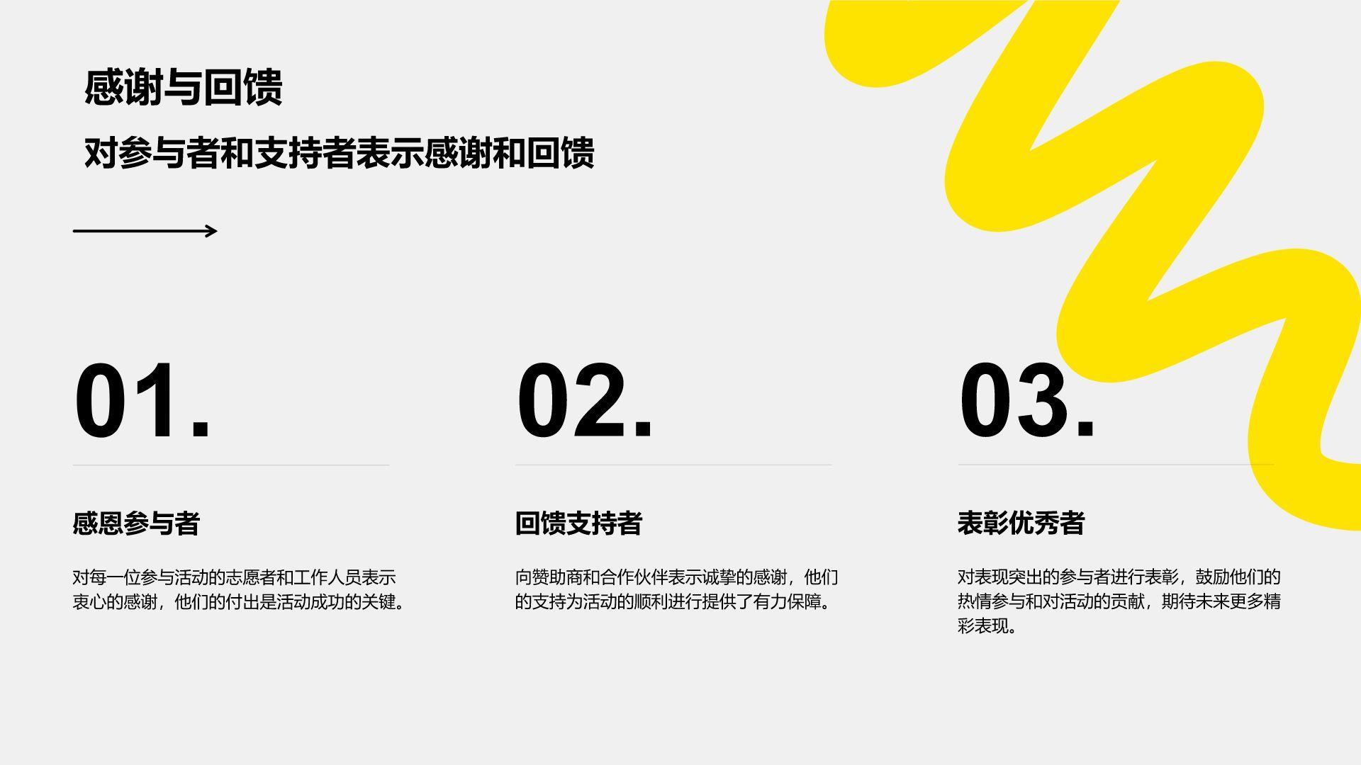 黄色扁平风节日活动项目执行计划PPT模板