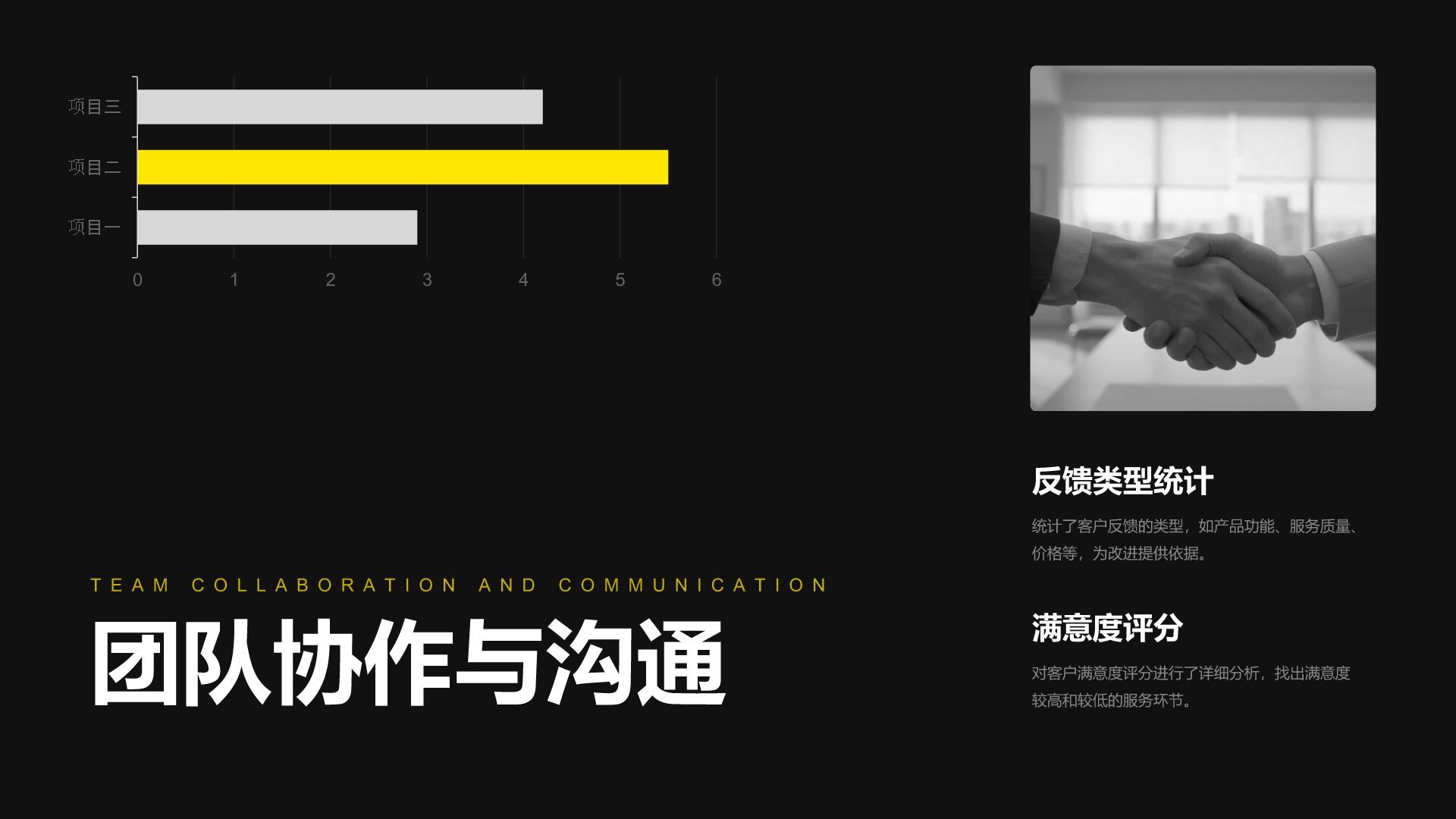 黄色商务风季度工作总结与计划PPT模板