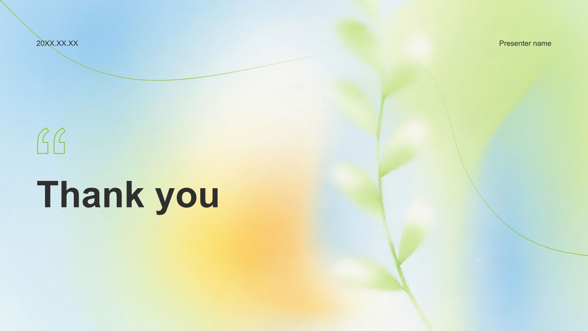 绿色小清新教育培训知识科普PPT模板