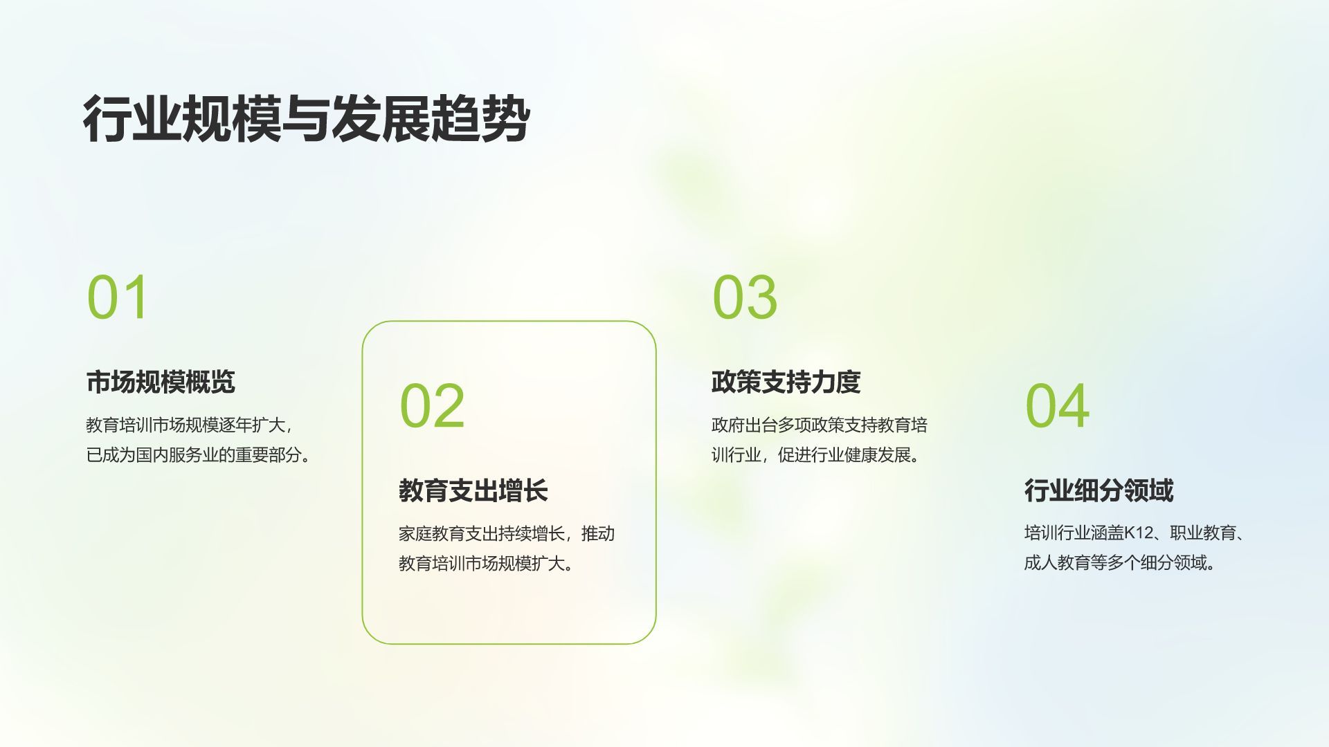 绿色小清新教育培训知识科普PPT模板