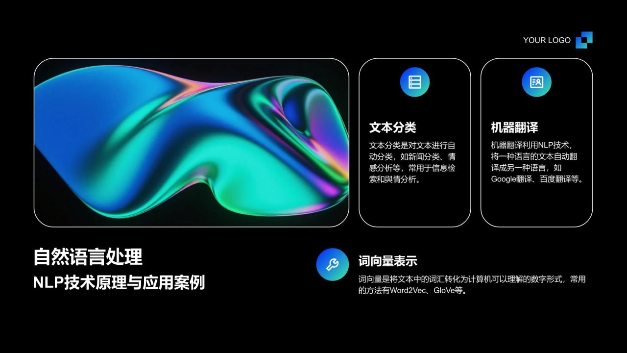 蓝色科技风AIGC能力提升课程PPT模板