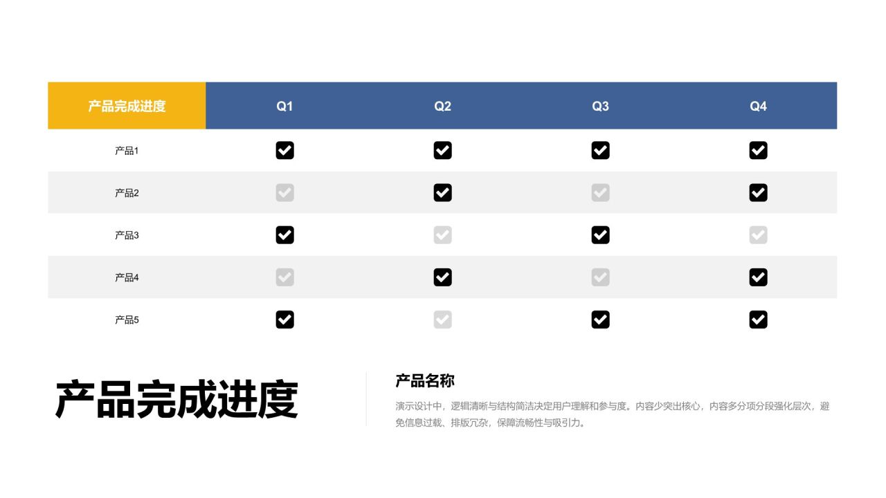 蓝色简约风数据表格合辑PPT模板