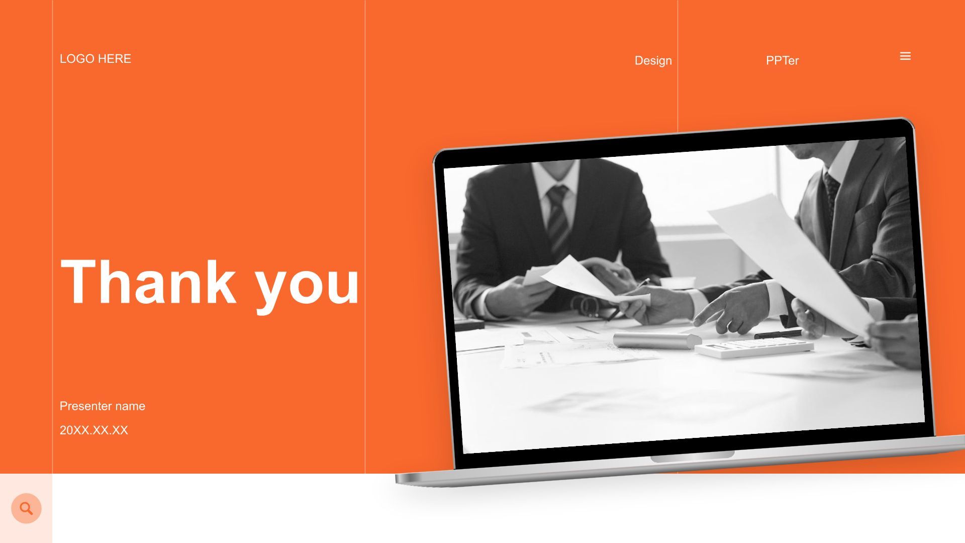 橙色商务风年中重点工作落地复盘PPT模板