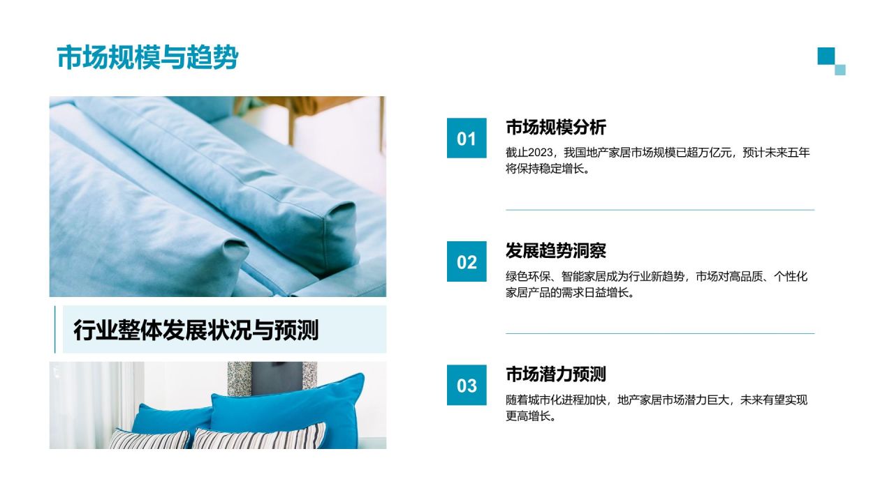 蓝色商务风地产销售技巧实训PPT模板