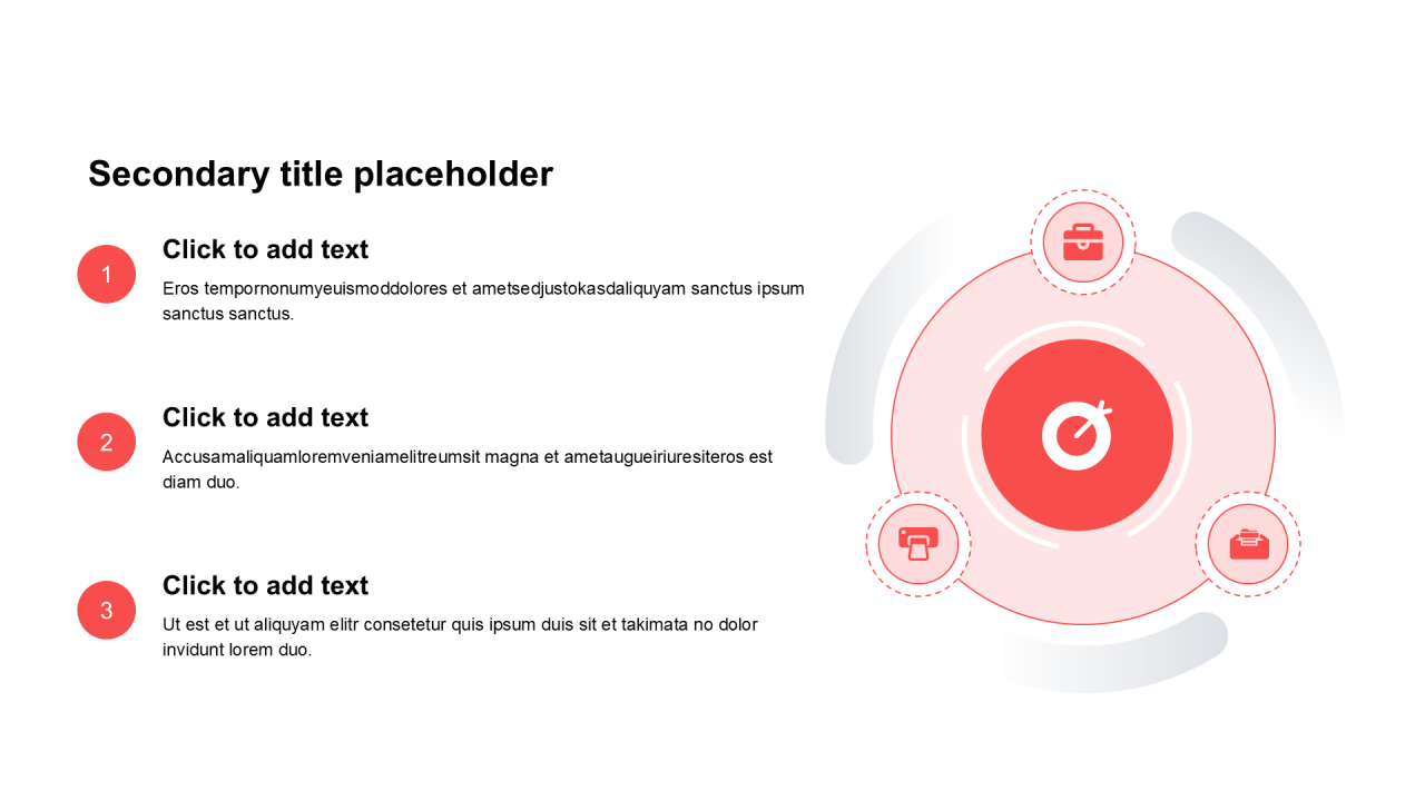 简约扁平纯文字思维模型