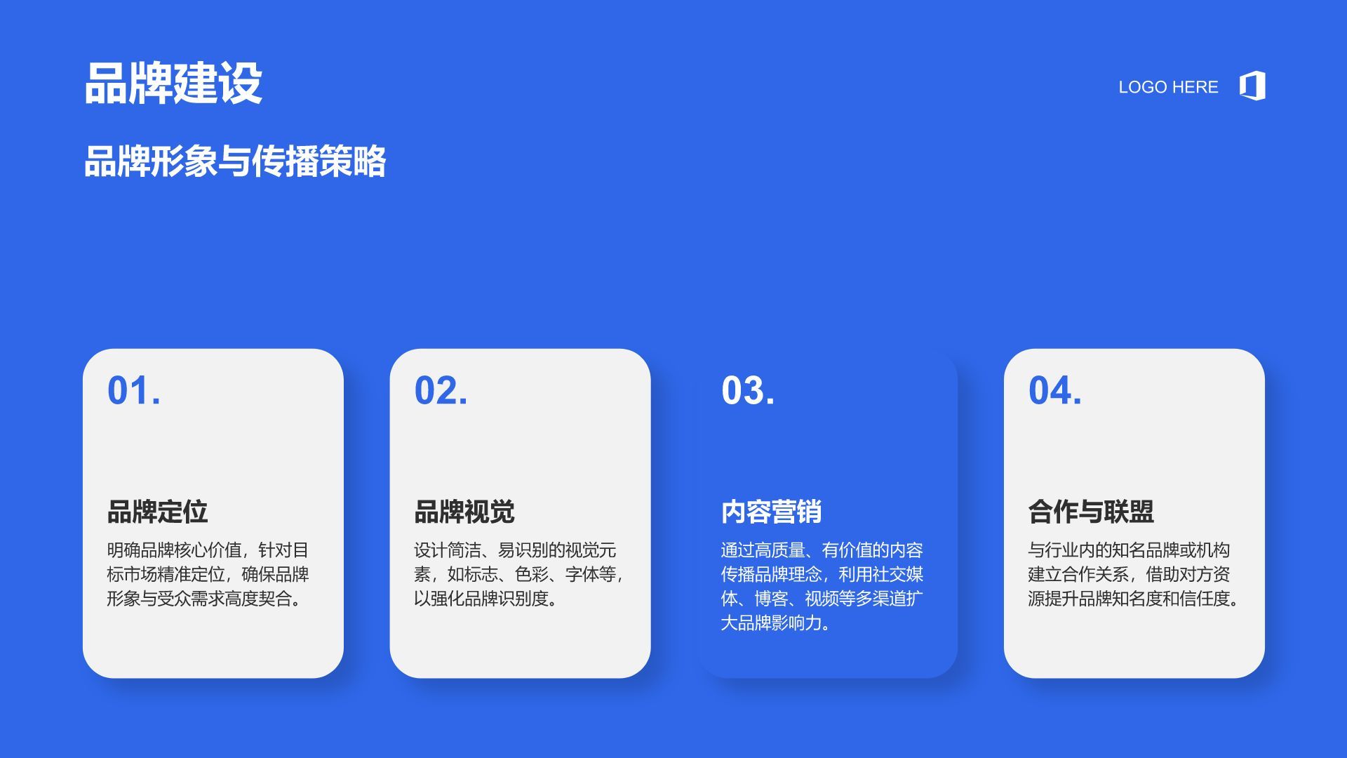 蓝色商务风创业融资路演方案PPT模板